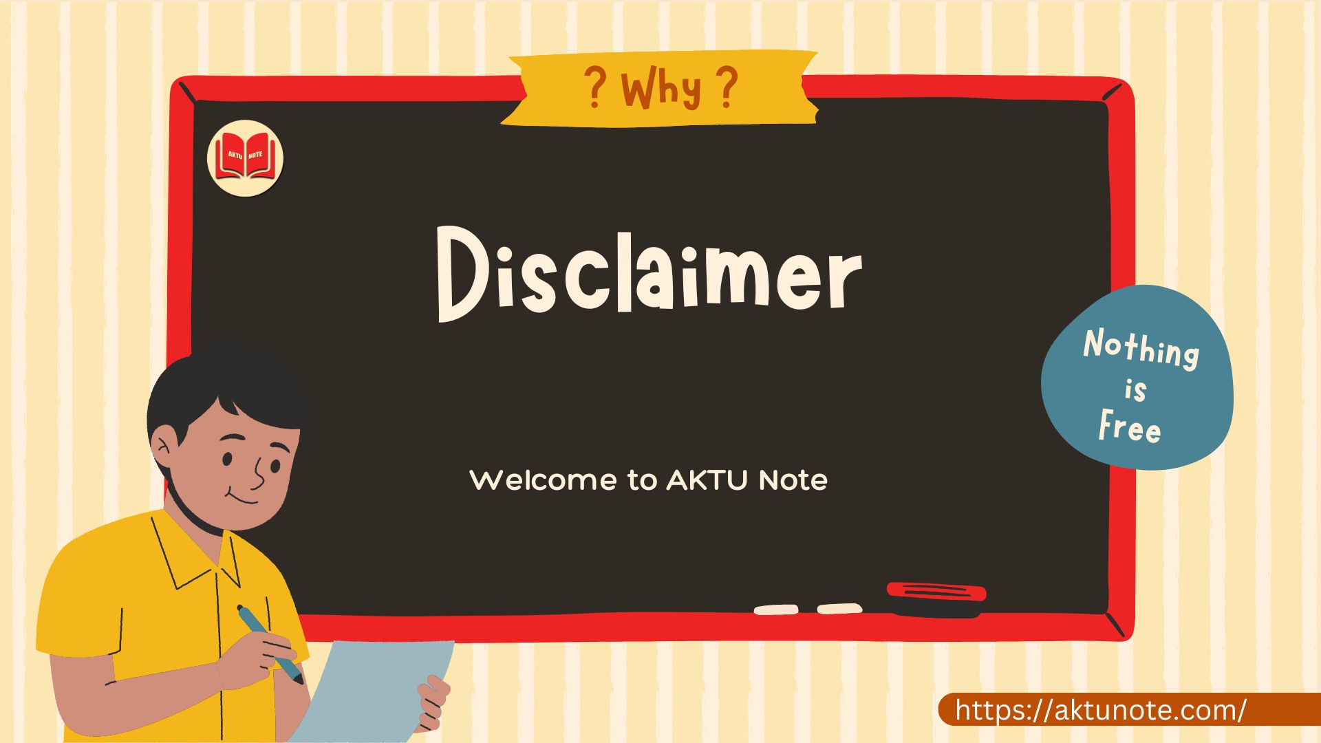 Disclaimer - AKTU Note