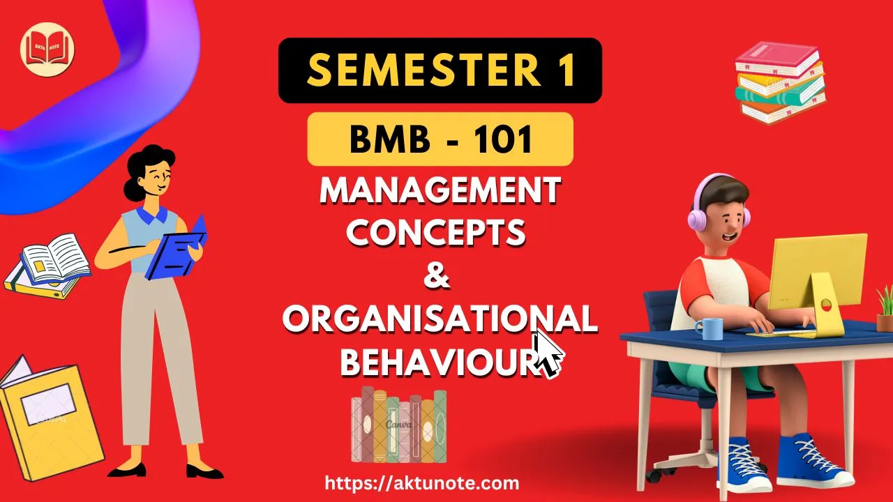 Management Concepts & Organisational Behaviour