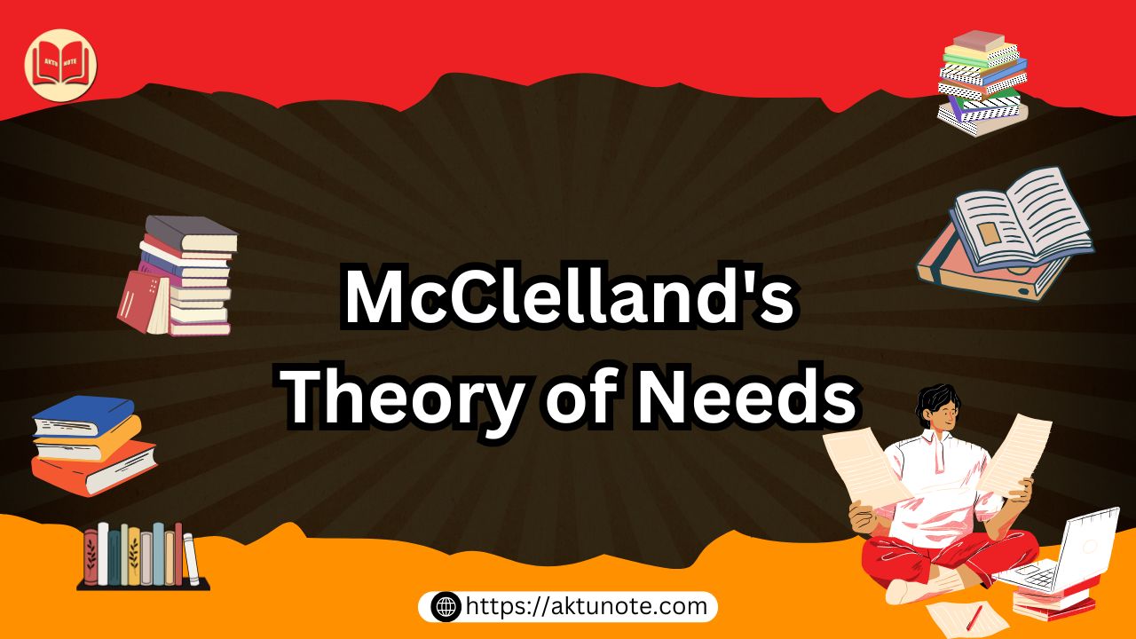 McClelland's Theory of Needs