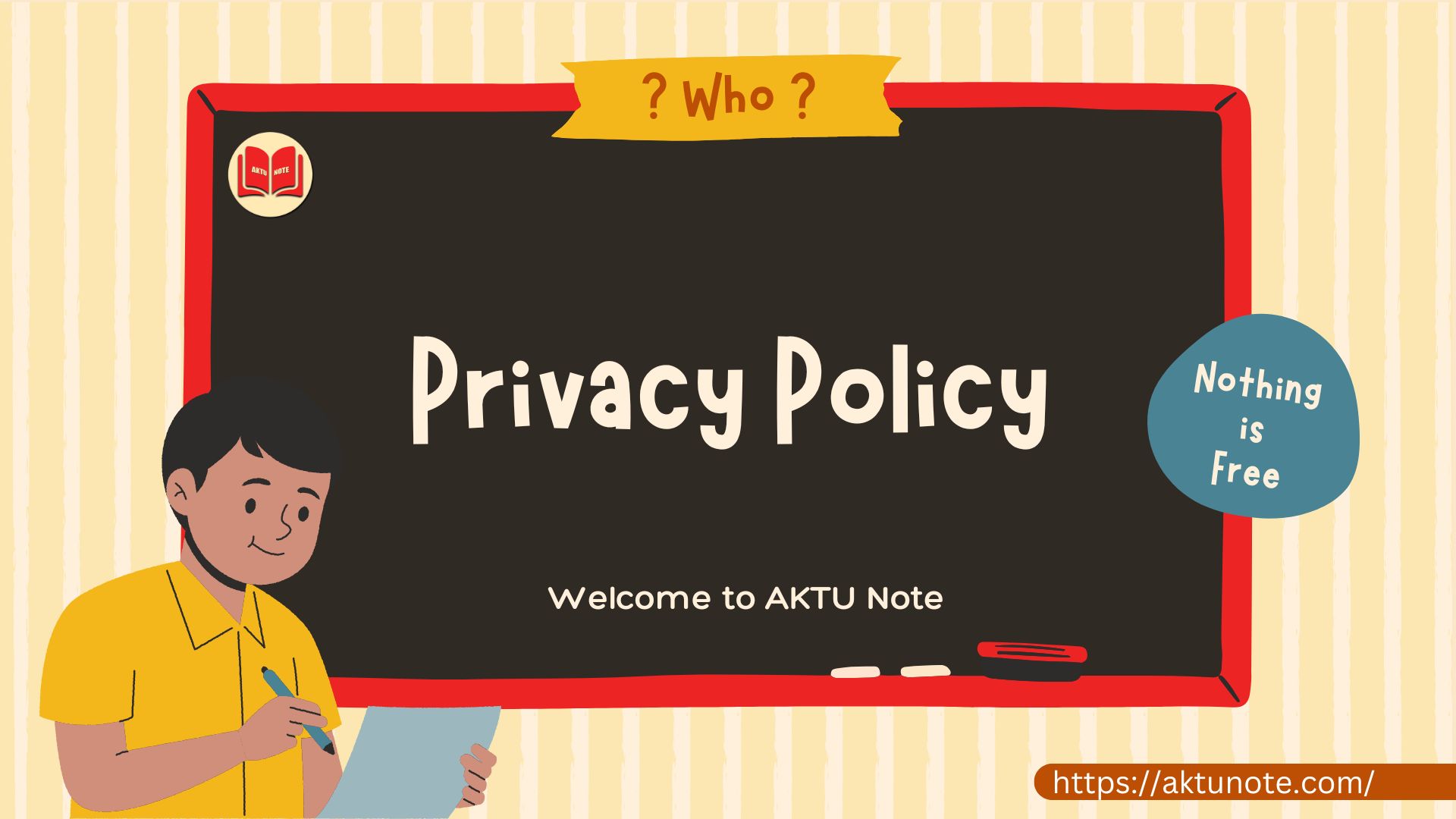 Privacy Policy - AKTU NOTE