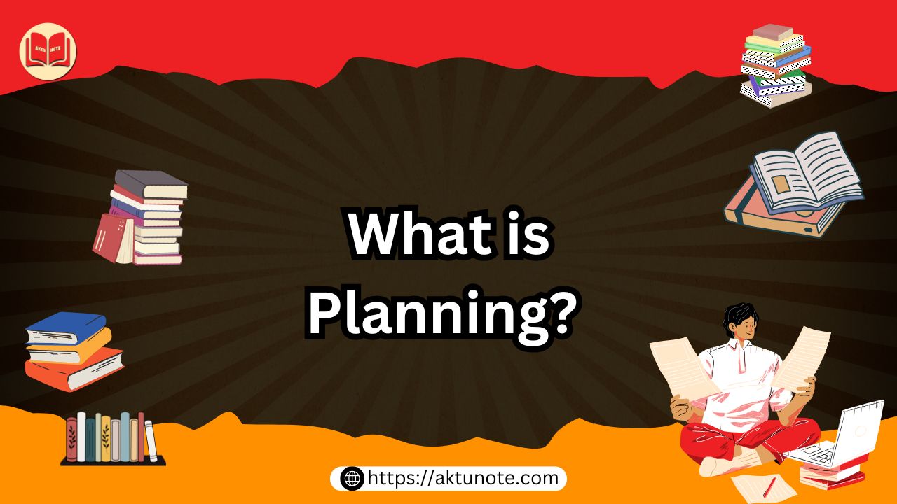 What is planning